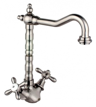 Смеситель Timo Ritz 0143F Silver для кухонной мойки фото 1