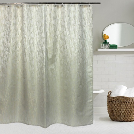 Штора для ванной Bath Plus Decor collection JAC1504 180x200, кремово-бежевая фото 1