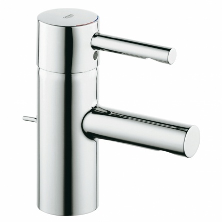 Смеситель для раковины Grohe Essence с донным клапаном и ограничением расхода воды фото 1