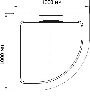 Поддон для душа RGW AWS-31 100x100x35 фото 4