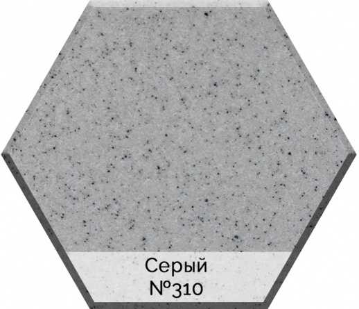 Мойка кухонная AquaGranitEx M-21k серая фото 3