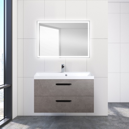Тумба для комплекта BelBagno Aurora 90 pietra grigio фото 5