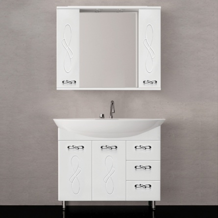 Мебель для ванной Style Line Венеция 90 белая фото 2