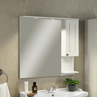 Мебель для ванной Comforty Севилья 85 слоновая кость фото 3