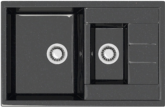 Мойка кухонная Marrbaxx Блонди Z210Q004 чёрный фото 1