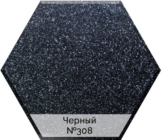 Мойка кухонная AquaGranitEx M-18l черная фото 3