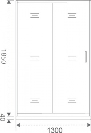 Душевая дверь в нишу Good Door Latte WTW-130-C-WE фото 5
