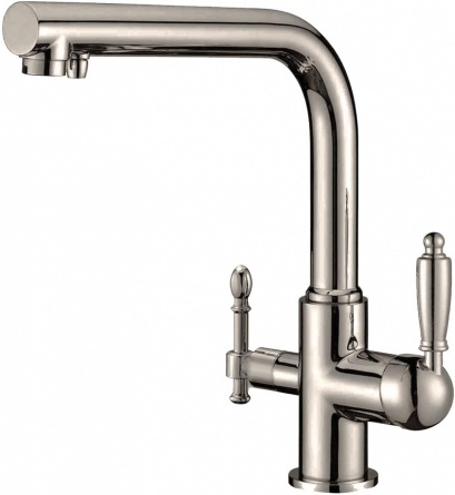 Смеситель Zorg Clean Water ZR 313 YF-33 NICKEL для кухонной мойки фото 1