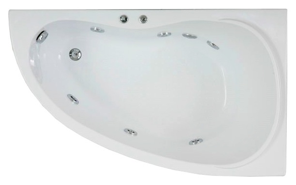 Акриловая ванна Bas Алегра 150 см R с г/м фото 1