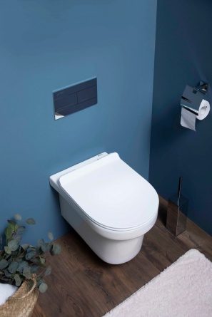 Унитаз подвесной Aquanet Nova-W Rimless Soft Close-SLIMSEAT фото 6