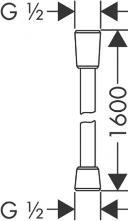 Душевой шланг Hansgrohe Comfortflex 28168000 фото 3