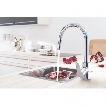 Смеситель Grohe Eurostyle Cosmopolitan 31482003 для кухонной мойки фото 5