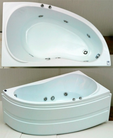 Акриловая ванна Bas Алегра 150 см R с г/м фото 4