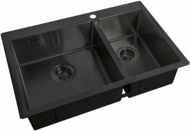 Мойка кухонная Zorg Light ZL R 780-2-510-L GRAFIT фото 1