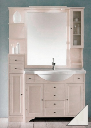 Мебель для ванной Eban Eleonora Modular 130 R белая фото 1