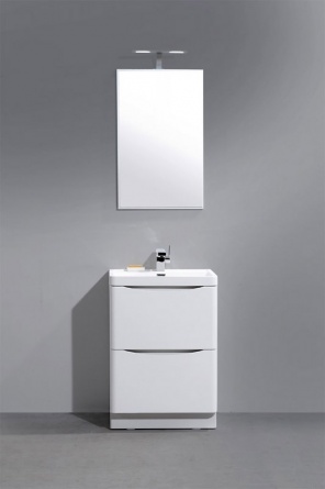 Тумба для комплекта BelBagno Ancona-N 80 bianco lucido напольная фото 2