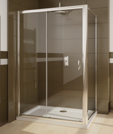 Душевой уголок Radaway Premium Plus DWJ+S 130 прозрачное стекло фото 1