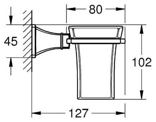 Стакан Grohe Grandera 40626IG0 фото 2