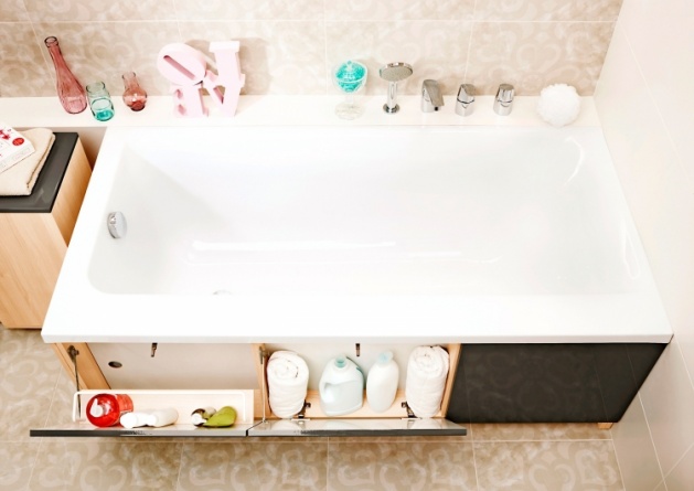 Акриловая ванна Cersanit Smart 170 L (без панели, без опоры) фото 4
