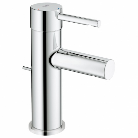 Смеситель для раковины Grohe Essence с донным клапаном и энергосберегающим картриджем фото 1