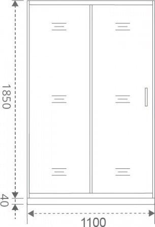 Душевая дверь в нишу Good Door Latte WTW-110-G-WE фото 5