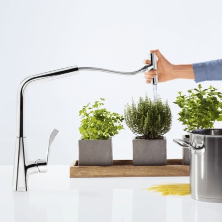 Смеситель Hansgrohe Metris Select  для кухонной мойки фото 3