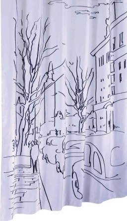 Штора для ванной Iddis Street Line фото 1