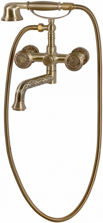 Смеситель Bronze de Luxe 10119P для ванны с душем фото 2