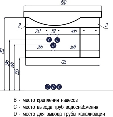 Тумба с раковиной  фото 5
