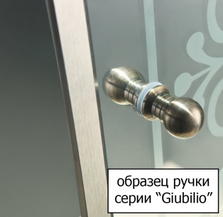 Душевой уголок Cezares Giubileo-R2-90 прозрачное стекло, бронза фото 2