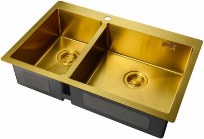 Мойка кухонная Zorg Light ZL R 780-2-510-R BRONZE фото 1