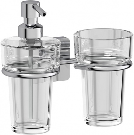 Стакан Ellux Avantgarde AVA 007-C05 с дозатором фото 1