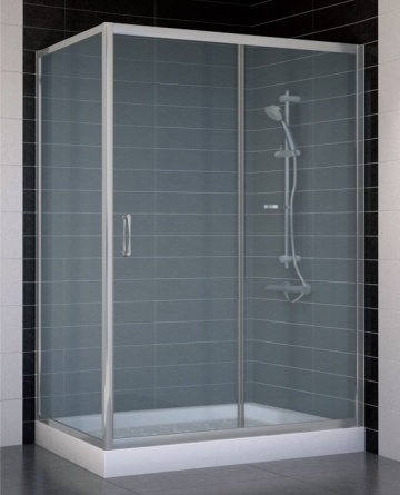 Душевой уголок Vegas Glass ZP+ZPV 130*70 07 10 стекло сатин, 130x70 фото 1