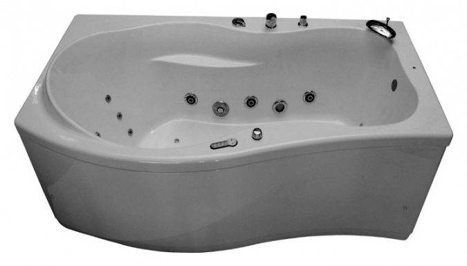 Акриловая ванна Aquanet Borneo 170x90 L фото 6