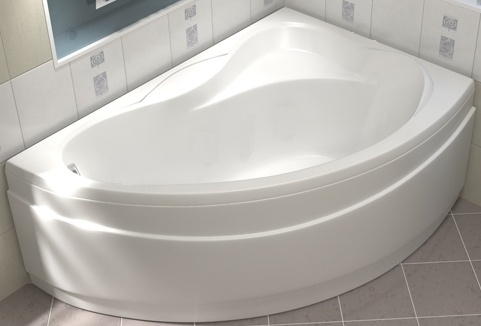 Акриловая ванна Bas Вектра 150 см R с каркасом фото 4