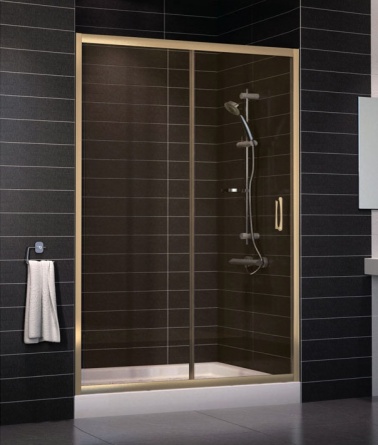 Душевая дверь в нишу Vegas Glass ZP 0135 05 05 стекло бронза, 135 фото 1