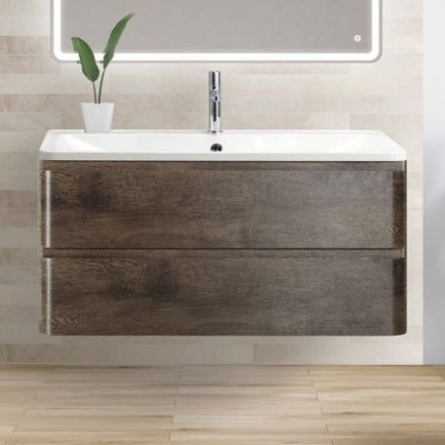Мебель для ванной BelBagno Albano 90 robere nature grigio фото 2