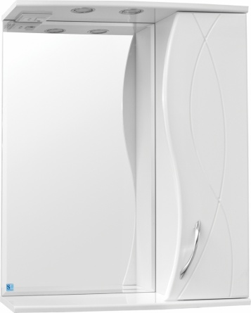 Зеркало-шкаф Style Line Амелия 65/С белый фото 1