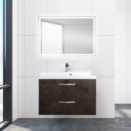 Тумба для комплекта BelBagno Aurora 80 cemento scuro фото 2