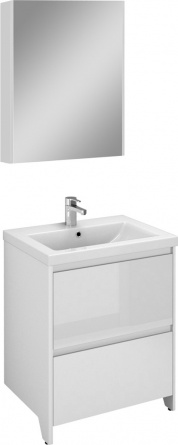 Мебель для ванной Velvex Klaufs 60.2Y белая, напольная фото 1