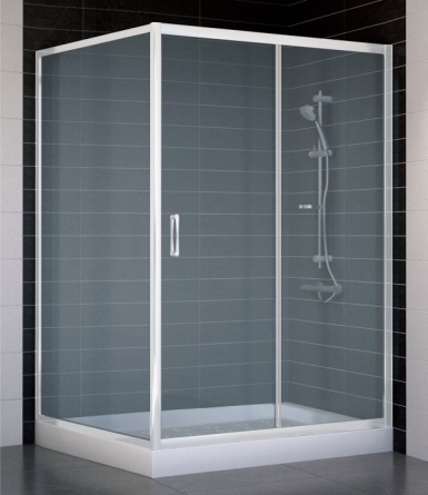 Душевой уголок Vegas Glass ZP+ZPV 130*100 01 10 стекло сатин, 130x100 фото 1