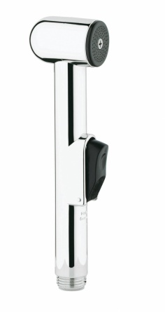 Готовый комплект для гигиенического душа GROHE BauCurve, встраиваемый смеситель, гигиенический душ со шлангом и держателем фото 3
