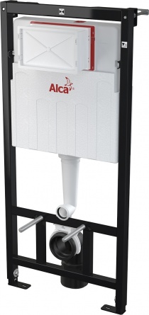 Система инсталляции для унитазов AlcaPlast Sadromodul AM101/1120 4 в 1 кнопка смыва хром фото 2