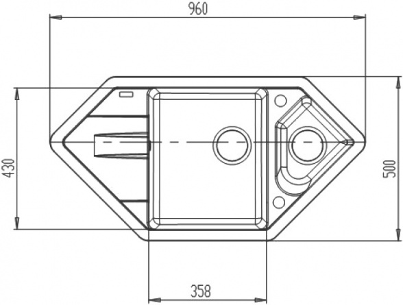 Мойка кухонная Iddis Vane G V28P965i87 фото 3