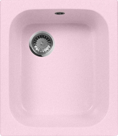 Мойка кухонная AquaGranitEx M-17 светло-розовая фото 1