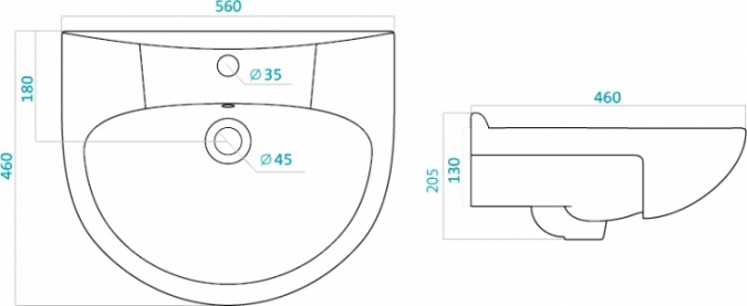 Мебель для ванной Style Line Олеандр-2 55 Люкс, белая фото 7