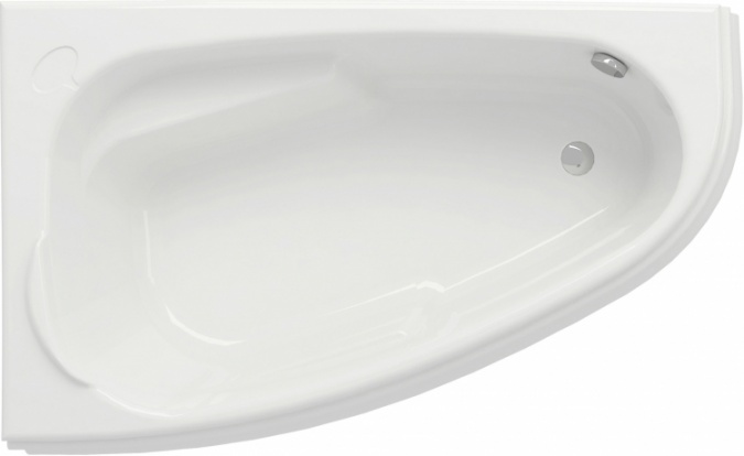 Акриловая ванна Cersanit Joanna 160 L ультра белый (без панели, без опоры) фото 1