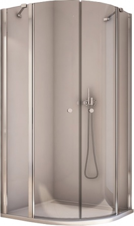 Душевой уголок SanSwiss Solino SOR5510005007 100x100x200 фото 1