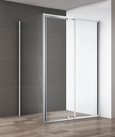 Душевая дверь в нишу Cezares Variante B 1 130/140 C Cr фото 3