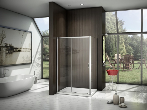 Душевой уголок Good Door Latte WTW+SP-C-WE 120x90 фото 2